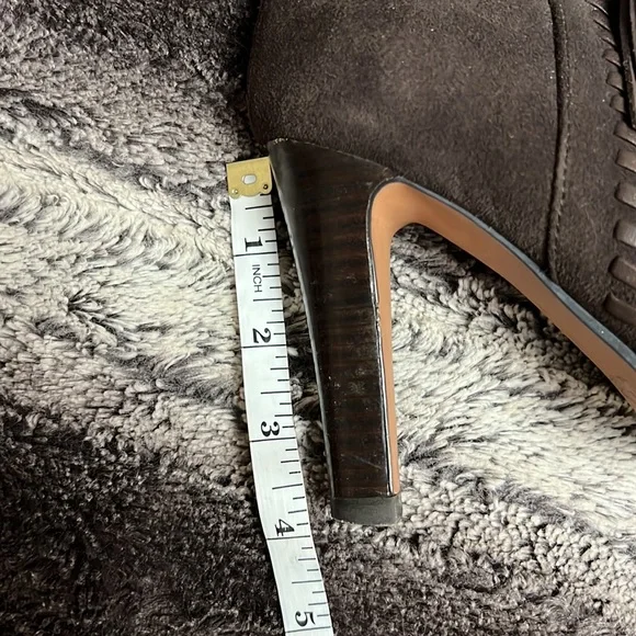 Coach Brown Suede Jessie Booties - Picture 9 of 9